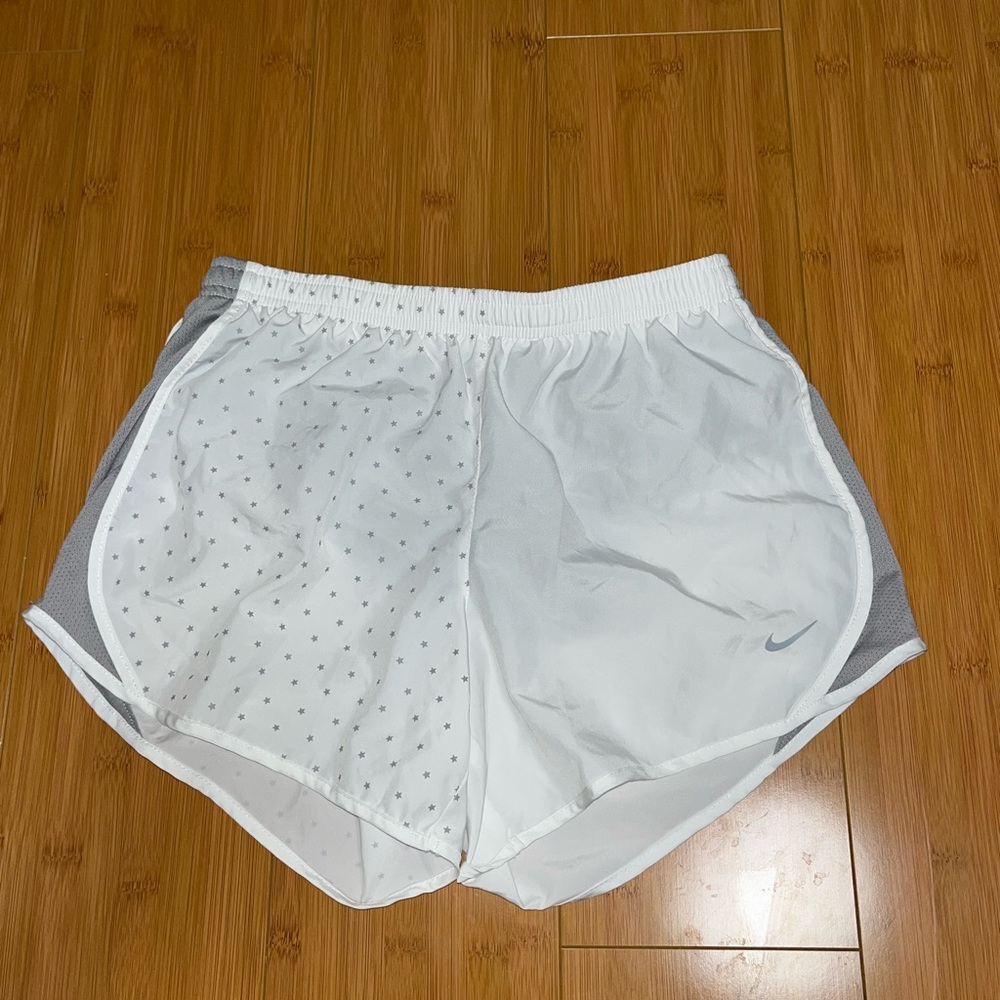 White Stars Nike Dri Fit Shorts